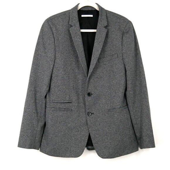 LIKE NEW Calvin Klein Men's Charcoal Grey Sports Jacket Medium - Picture 1 of 5